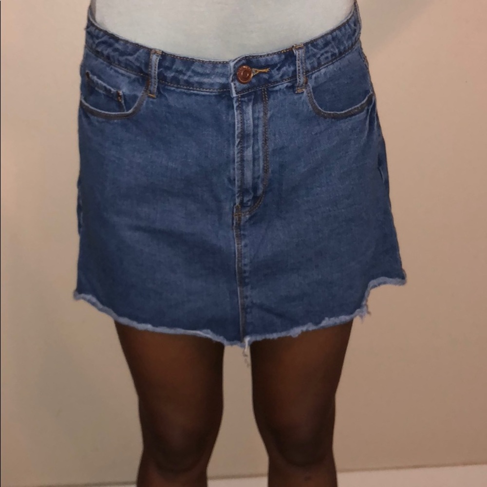 Blue Jean Mini Skirt